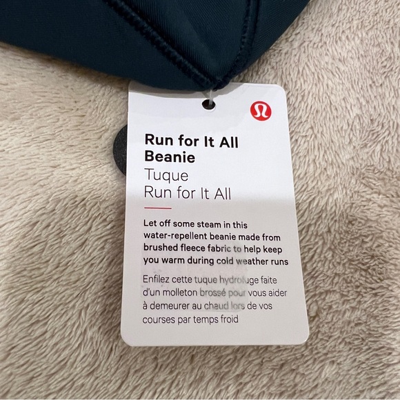 Lululemon Run for it Submarine Blue Beanie - Picture 3 of 4